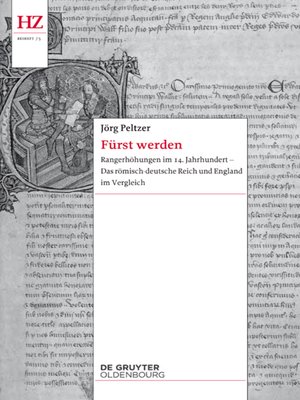 cover image of Fürst werden
